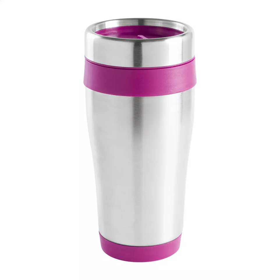 Caprol fuchsia argenté Mug thermos 