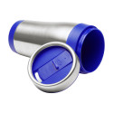 Caprol bleu argenté Mug thermos 