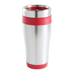 Caprol rood zilver thermo beker 