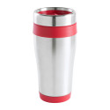 Caprol rouge argenté Mug thermos 