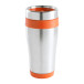 Caprol oranje zilver thermo beker 