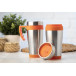 Caprol orange argenté Mug thermos 