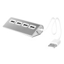 Wudge argenté blanc USB hub 
