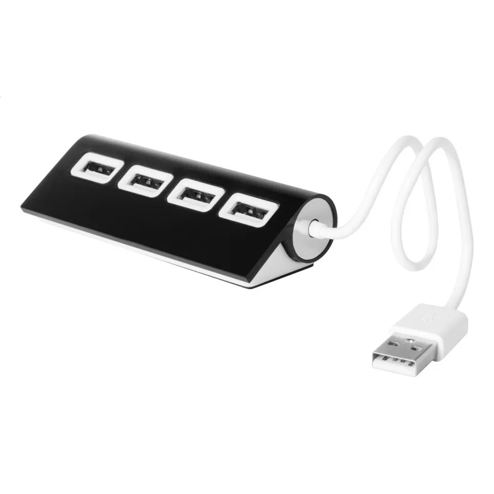 Wudge zwart wit USB hub 