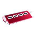 Wudge red white USB hub 