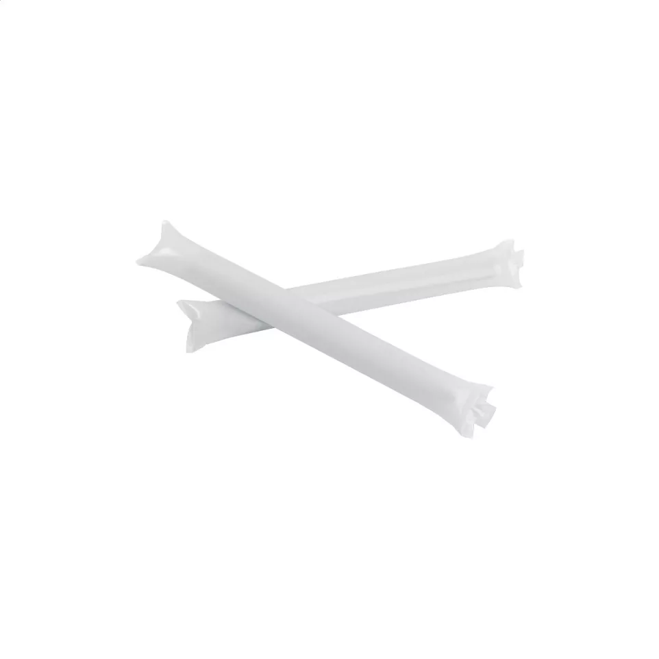 Stixy wit  opblaasbare clapper 2 stuks 