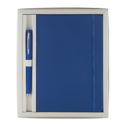 Setpuk blauw  notitieboek 