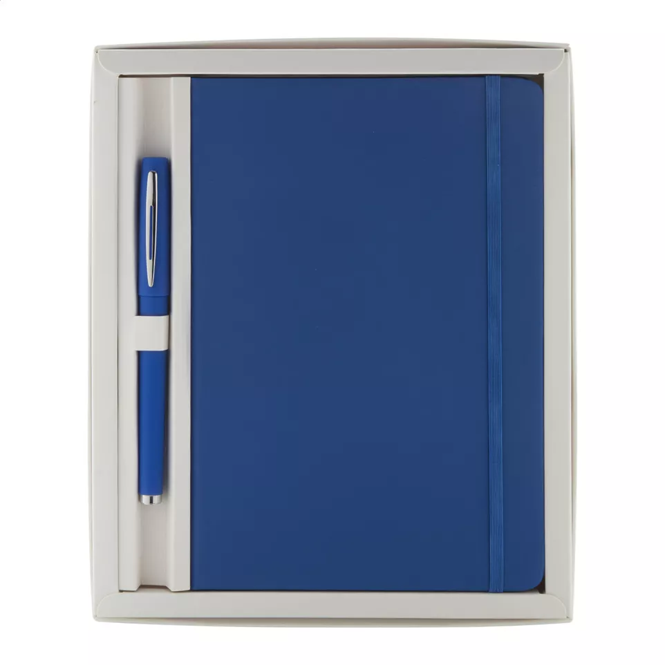 Setpuk blauw  notitieboek 