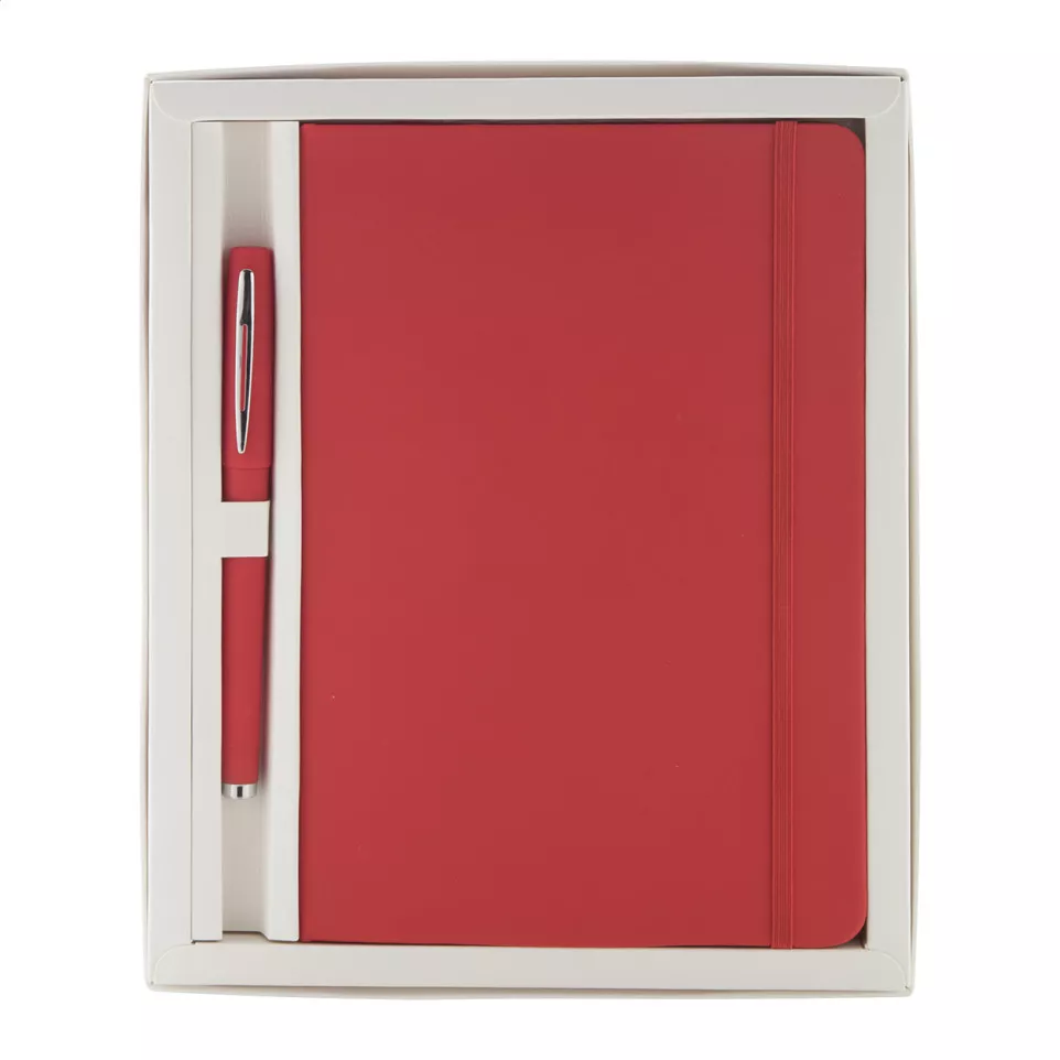 Setpuk rood  notitieboek 