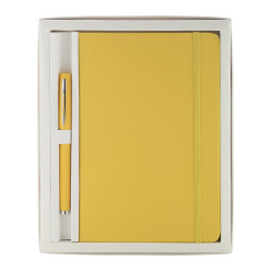 Setpuk jaune  set bloc-notes 