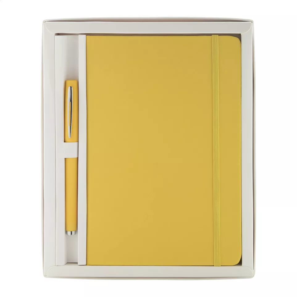 Setpuk jaune  set bloc-notes 