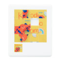 Melanie white  mini sliding puzzle 