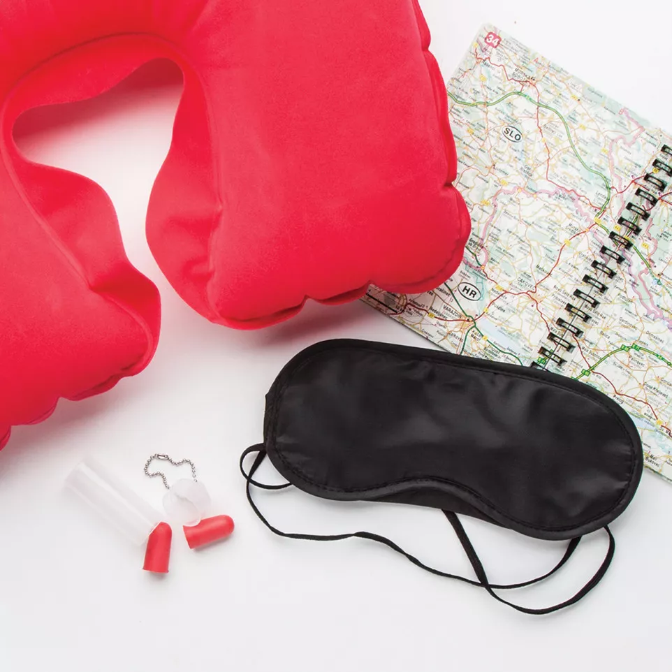 Inflight red  pillow 