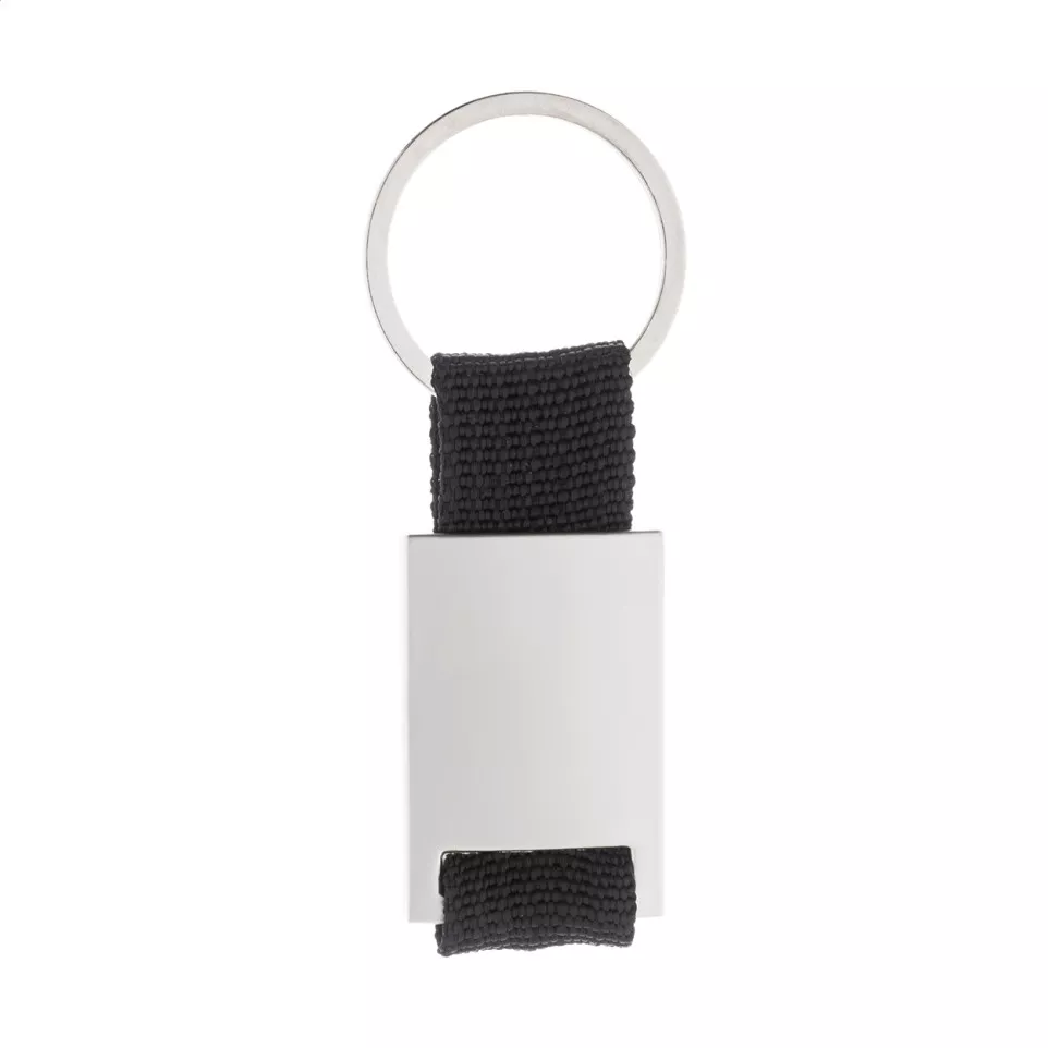 Poxil zwart zilver sleutelhanger 