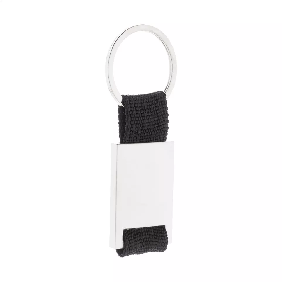 Poxil zwart zilver sleutelhanger 