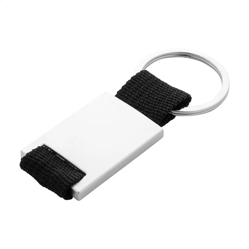 Poxil zwart zilver sleutelhanger 