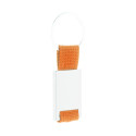 Poxil oranje zilver sleutelhanger 