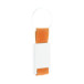 Poxil orange silver keyring 