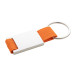 Poxil orange silver keyring 