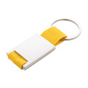 Poxil yellow silver keyring 