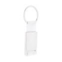 Poxil blanc argenté porte-clés 
