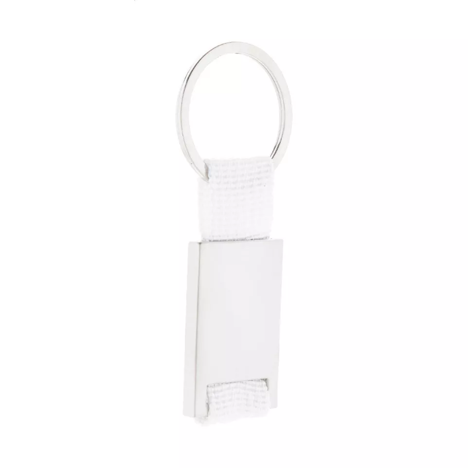 Poxil wit zilver sleutelhanger 