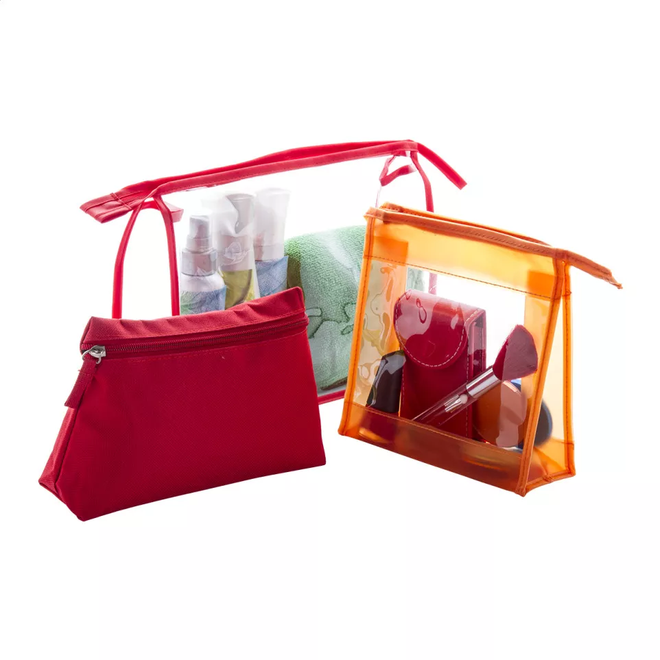 Zomoco red  cosmetic bag 