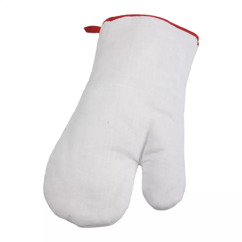 Challah blanc  gant de cuisine 