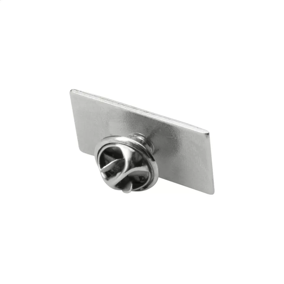 Oran zilver  metalen badge 