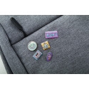 Lark silver  metal badge 