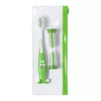 Toothie vert  set brosse à dents 
