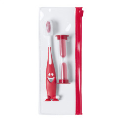 Toothie rouge  set brosse à dents 