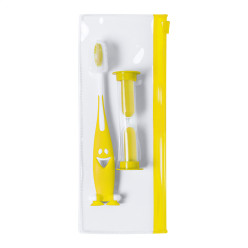 Toothie yellow  toothbrush set 
