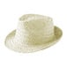 Strawra white  hat 