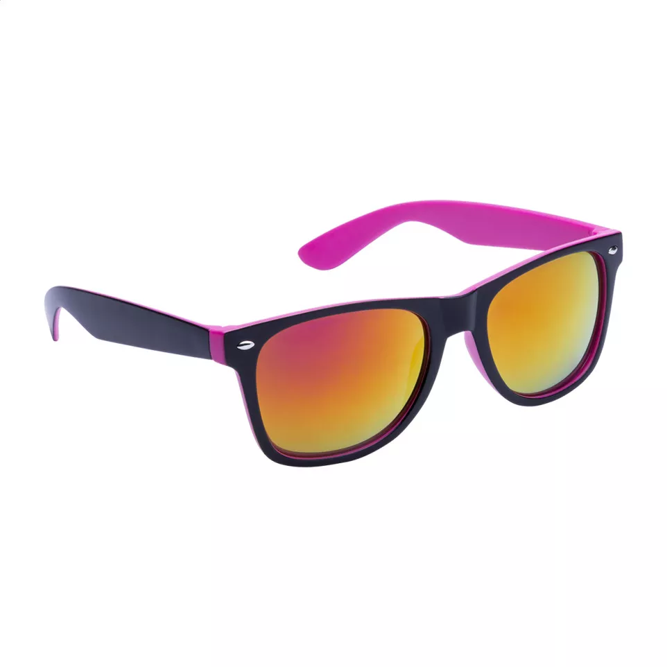 Noosa fuchsia zwart zonnebril 