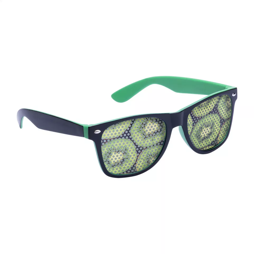 Noosa groen zwart zonnebril 