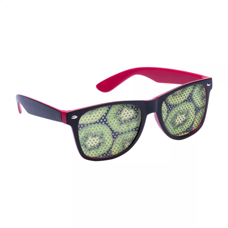 Noosa rood zwart zonnebril 