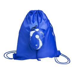 Noah blauw  trekkoord tas 