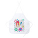 Yolen white  colouring apron 