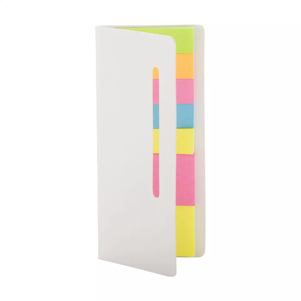 Lonnot white  sticky notepad 