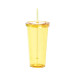Combler jaune  Gobelet en plastique 