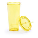 Combler jaune  Gobelet en plastique 