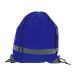 Vidraw blue  reflective drawstring bag 