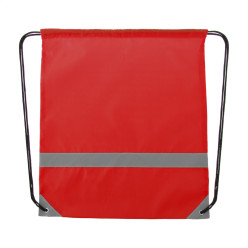 Vidraw rood  reflecterende trekkoord tas 