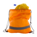 Vidraw oranje  reflecterende trekkoord tas 