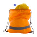Vidraw orange  reflective drawstring bag 