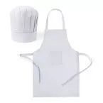 Mincok wit  chef set voor kinderen 