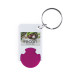 Trolex fuchsia blanc porte-clés jeton 