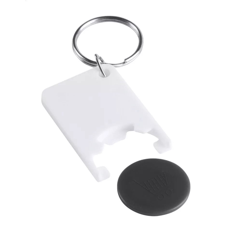Trolex noir blanc porte-clés jeton 