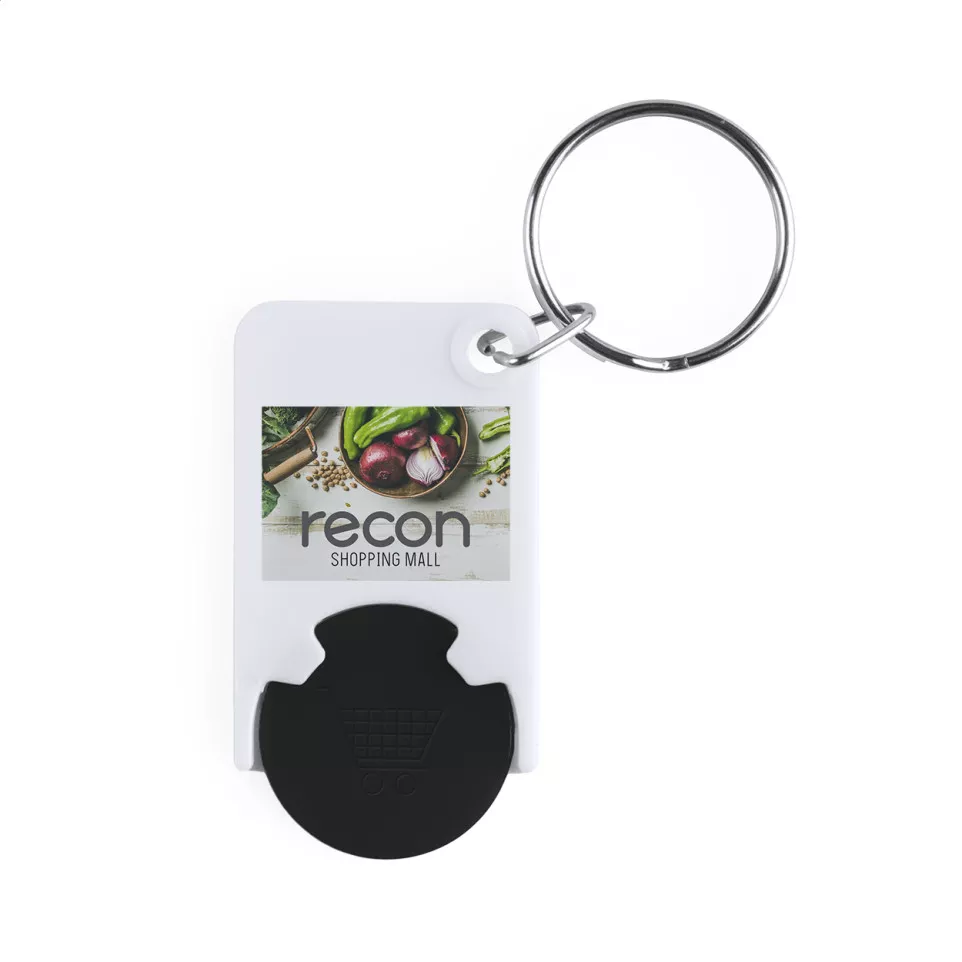 Trolex noir blanc porte-clés jeton 